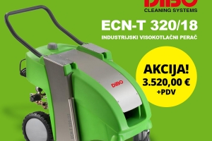 Snaga bez premca - visokotlačni perač ECN-T 320/18 SADA NA AKCIJI!