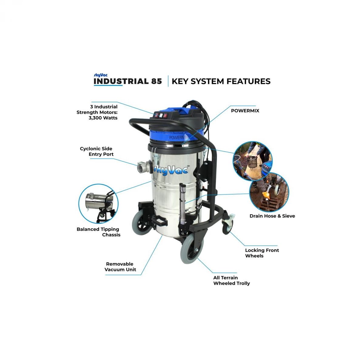 skyVac® Industrial 85 sustav