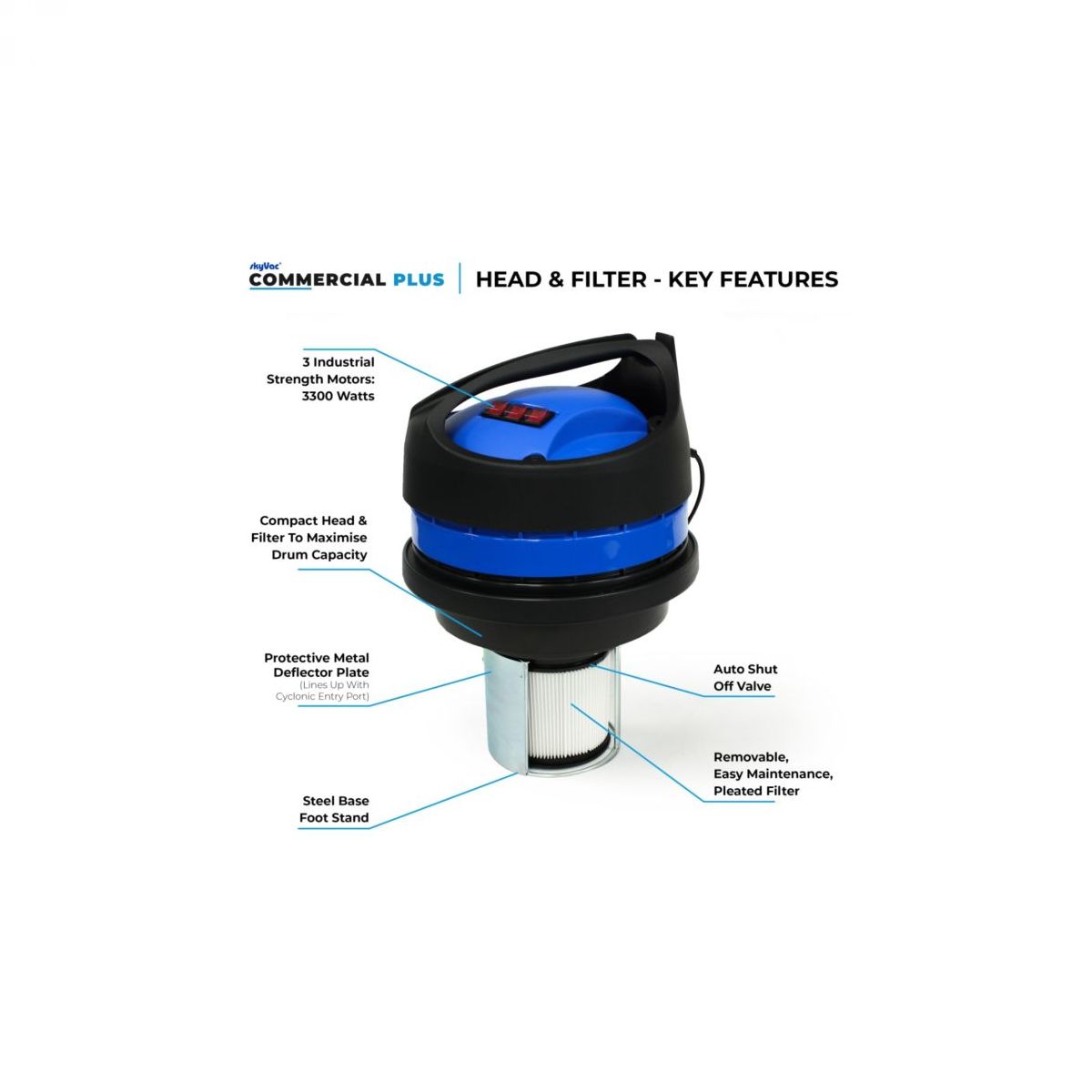 skyVac® Commercial 75 usisavač