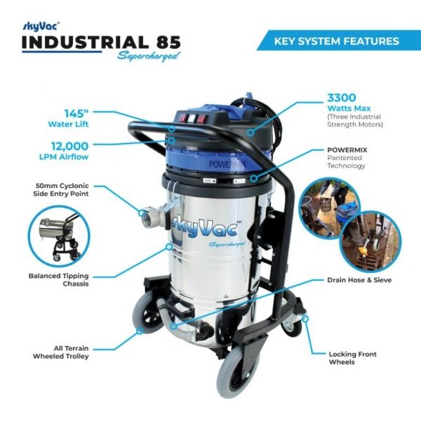 skyVac® Industrial 85 usisavač
